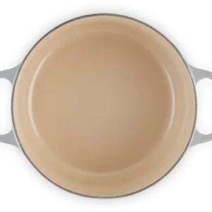 Le Creuset Bräter Signature Rund In Perlgrau 20 Cm / 2,4 L 16