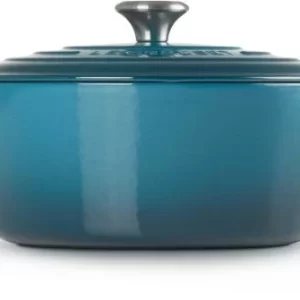 Le Creuset Bräter Signature Rund In Deep Teal 24 Cm / 4,2 L 10