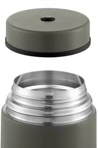 Esbit Edelstahl Thermobehälter “Food”, 0.5L, Schwarz 18