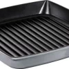 Staub Grillpfanne Mit Seitengriffen Quadratisch In Graphitgrau 11