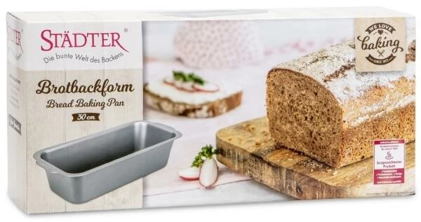 Städter Backform Brot- Und Kuchenform 30 X 13 Cm / H 8 Cm Silber 2.400 Ml 6
