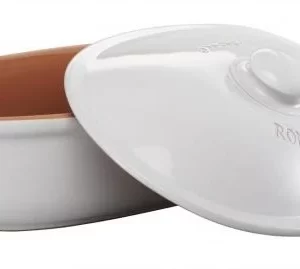 Römertopf Brot-Frischetopf Oval MAXI, Weiß 9