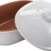 Römertopf Brot-Frischetopf Oval MAXI, Weiß 8