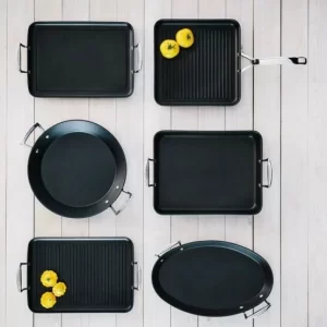 Le Creuset Aluminium-Antihaft-Grillplatte Mit Rillen 15