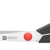 ZWILLING TWIN L Schneiderschere - Schere, Stoffschere aus rostfreiem Edelstahl mit Glasfaser verstärktem Griff, 25 CM, Schwarz-Silber 13