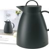 alfi Isolierkanne Dan Kunststoff schwarz 1,0 l 22