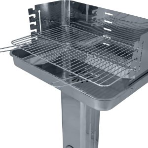 ACTIVA Holzkohlegrill Pisa I Premium Holzkohle Grill aus Edelstahl mit hochwertigem & verchromtem Grillrost I Robuster Kohlegrill für ein einzigartiges Grillerlebnis 20