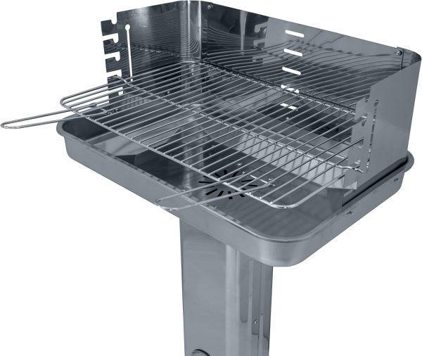 ACTIVA Holzkohlegrill Pisa I Premium Holzkohle Grill aus Edelstahl mit hochwertigem & verchromtem Grillrost I Robuster Kohlegrill für ein einzigartiges Grillerlebnis 7