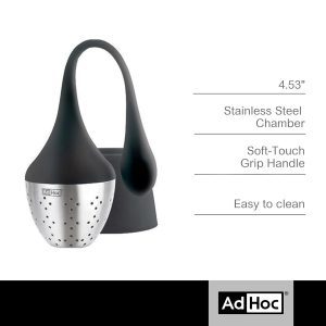 Adhoc Tee-Ei HANGTEA, klein, Schwarz 8