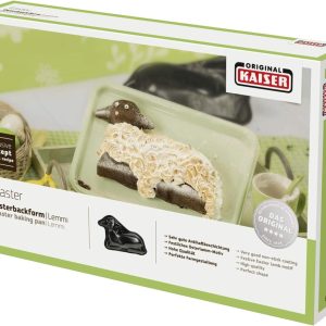 Original Kaiser Osterlamm Backform Lemmi 0,75l, Motiv- Kuchenform, Lamm Backform für Ostern, Backform Ostern antihaftbeschichtet 9