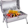 BBQ Collection - Klappgrill - Doppel Grillfläche - Edelstahl/Rost Frei Inox 26