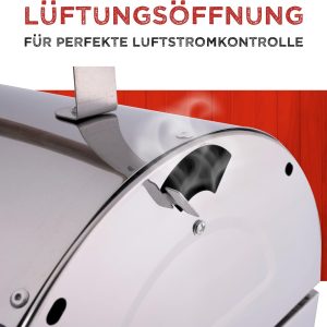 BBQ Collection - Klappgrill - Doppel Grillfläche - Edelstahl/Rost Frei Inox 15