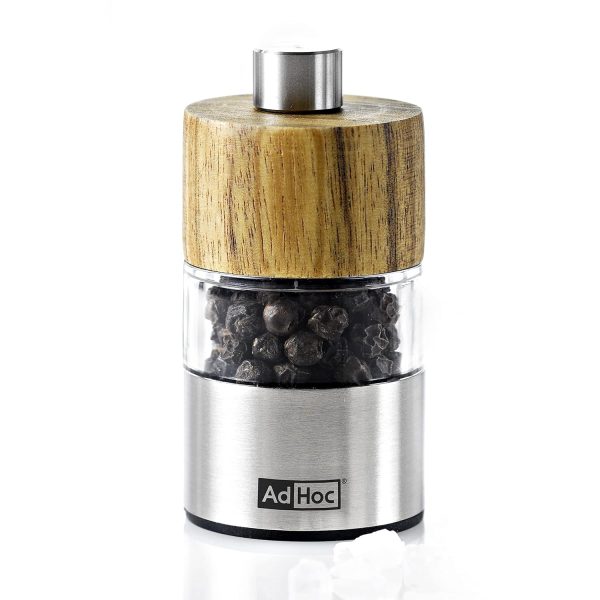 AdHoc MP32 Pfeffermühle oder Salzmühle DAVID mit Keramikmahlwerk (ohne Gewürz) 1