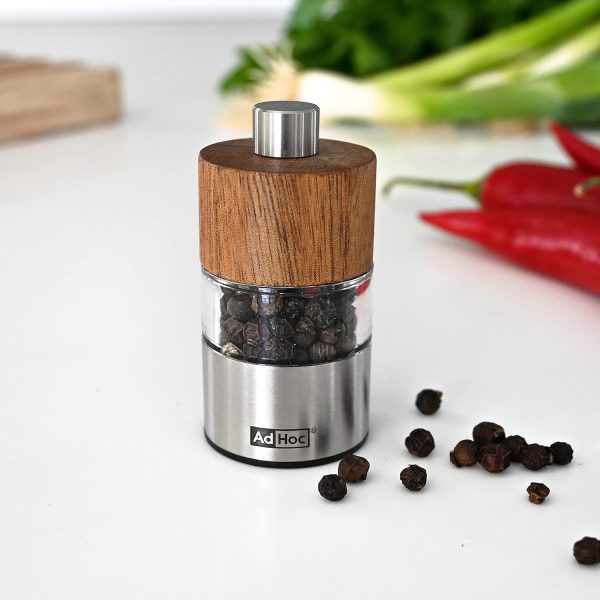 AdHoc MP32 Pfeffermühle oder Salzmühle DAVID mit Keramikmahlwerk (ohne Gewürz) 4
