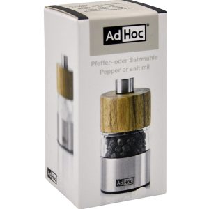 AdHoc MP32 Pfeffermühle oder Salzmühle DAVID mit Keramikmahlwerk (ohne Gewürz) 12