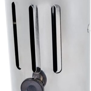 ACTIVA Edelstahl Holzkohle Säulengrill "Augsburg" mit 39 cm großen verchromten, verstellbaren Grillrost und Belüftung in der Säule 20