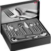 ZWILLING Senses Besteck-Set, 68-teilig, Für 12 Personen, 18/10 Edelstahl/Hochwertiger Klingenstahl, Mattiert, Silber 22
