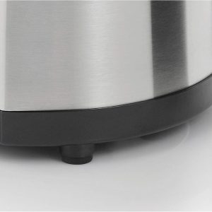 WMF Stelio Saftpresse elektrisch, Zitruspresse, Orangenpresse, 85 Watt, 2 Presskegel, Tropfstopp, Siebeinsatz, matt edelstahl [Energieklasse B] 29