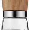 WMF Ceramill Nature Salz und Pfeffer Mühle, unbefüllt, für Salz, Pfeffer, Chilli, Salzmühle, Pfeffermühle Holz, Keramikmahlwerk 8