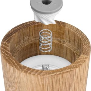 WMF Ceramill Nature Salz und Pfeffer Mühle, unbefüllt, für Salz, Pfeffer, Chilli, Salzmühle, Pfeffermühle Holz, Keramikmahlwerk 29
