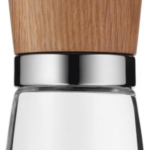 WMF Ceramill Nature Salz und Pfeffer Mühle, unbefüllt, für Salz, Pfeffer, Chilli, Salzmühle, Pfeffermühle Holz, Keramikmahlwerk 35