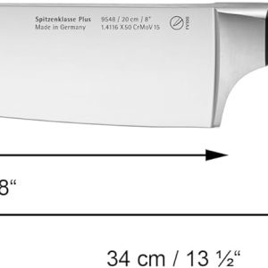WMF Spitzenklasse Plus Messerset 5teilig, Made in Germany, 5 Messer geschmiedet, Küchenmesser, Performance Cut, Spezialklingenstahl 21
