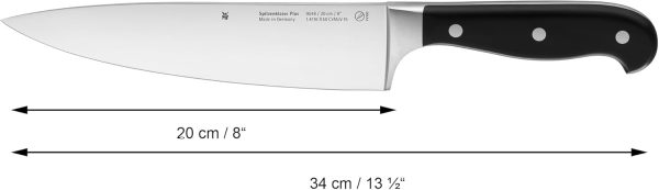 WMF Spitzenklasse Plus Messerset 5teilig, Made in Germany, 5 Messer geschmiedet, Küchenmesser, Performance Cut, Spezialklingenstahl 5