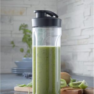 WMF Kult X Mix & Go/Küchenminis Trinkflasche 600 ml, Smoothie Flasche, Mixbehälter, Smoothie Becher aus Tritan-Kunststoff, bruchsicher [Energieklasse B] 14