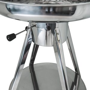 ACTIVA Holzkohlegrill Ibiza I Premium Holzkohle Grill aus Edelstahl mit hochwertigem & verchromtem Grillrost I Robuster Kohlegrill für ein einzigartiges Grillerlebnis I inkl. Warmhalterost 21
