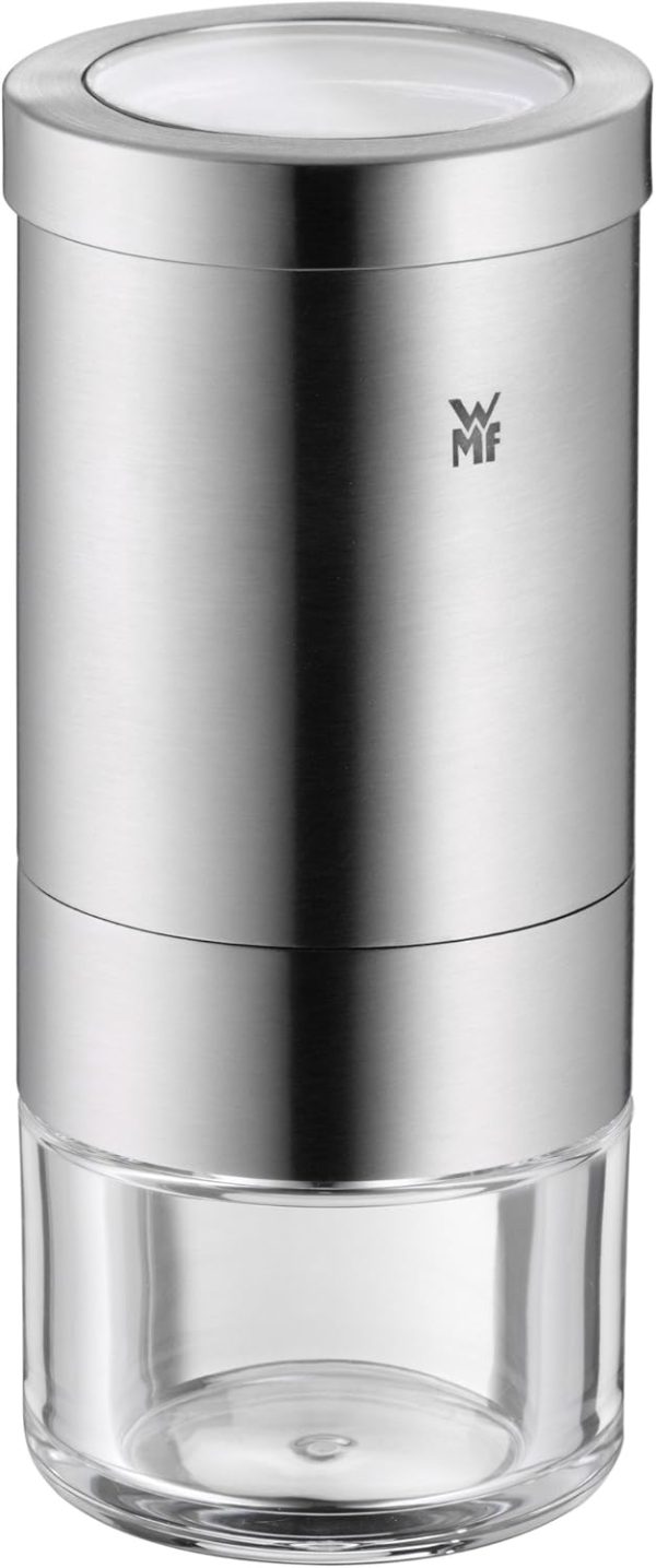 WMF Gourmet Gewürzschneider 10,5 cm, Chillischneider mit Schneidwerk, Chilimühle, Cromargan Edelstahl, Schneider für getrocknete Kräuter, Gewürze 1