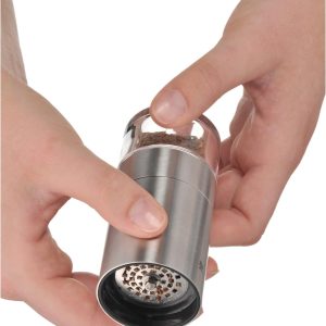 WMF Gourmet Gewürzschneider 10,5 cm, Chillischneider mit Schneidwerk, Chilimühle, Cromargan Edelstahl, Schneider für getrocknete Kräuter, Gewürze 18