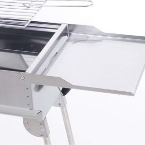 Andreas Dell® Premium Holzkohlengrill | Tragbarer Klappgrill Grill mit Aschesschublade, Spießen & Grillrost | Perfekt für Garten, Camping & Terrasse 21