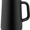 WMF Impulse Thermoskanne 1l, Isolierkanne für Tee oder Kaffee, Druckverschluss, hält Getränke 24h kalt & warm, schwarz 26