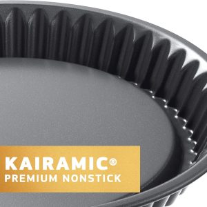 Original Kaiser La Forme Plus Springform 26 cm rund, Flachboden, runde Backform, Emailleboden, beschichtet, schnittfest, auslaufsicher 17