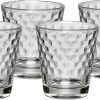 WMF CoffeeTime Wassergläser Set 4-teilig, Gläser 265 ml mit Wabenmuster, Tumbler, Cocktail, hitzebeständiges Kristallglas, spülmaschinengeeignet 14