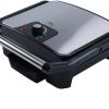 Elta Edelstahl Kontaktgrill KG-201 ( 2000 Watt, Edelstahl, Fettablaufsystem, stufenlos regelbar, Cool Touch Griff, Grillen Camping) 20