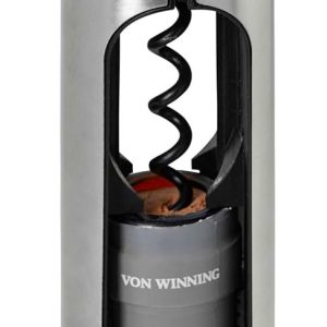 AdHoc KÜ40 Korkenzieher/Wein Flaschenöffner CHAMP, mit Ständer, Edelstahl/Kunststoff 7
