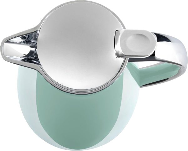 Emsa Campo Isolierkanne F4130300 | 1L Füllmenge | Quick Tip Verschluss | 100% dicht | 12h warm, 24h kalt | Premium Edelstahl | Einfache Reinigung | Pastel-Mint 7