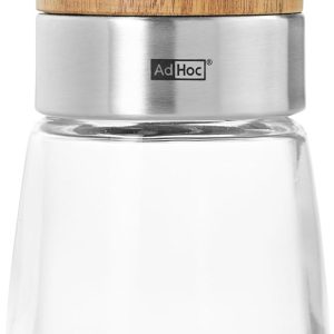 AdHoc MP99 Pfeffer- oder Salzmühle Akasia, Keramik Mahlwerk, Akazienholz/Edelstahl/Glas 8
