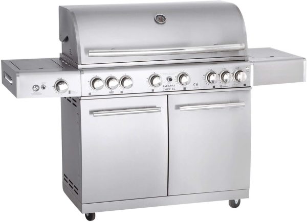 Allgrill Top-Line Chef XL Gasgrill mit Air System Edelstahl 1