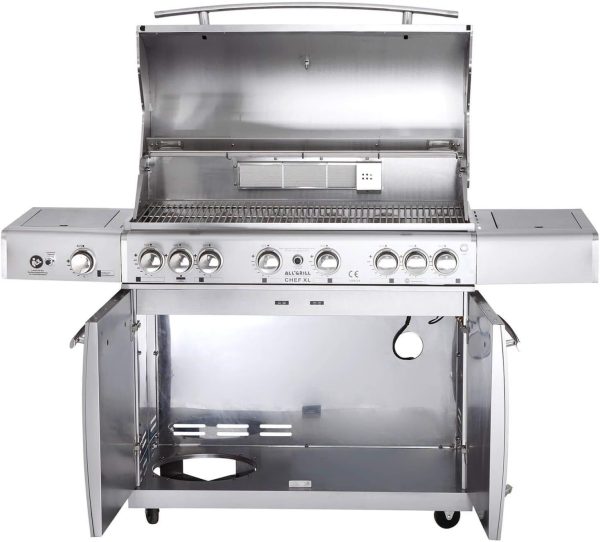 Allgrill Top-Line Chef XL Gasgrill mit Air System Edelstahl 4