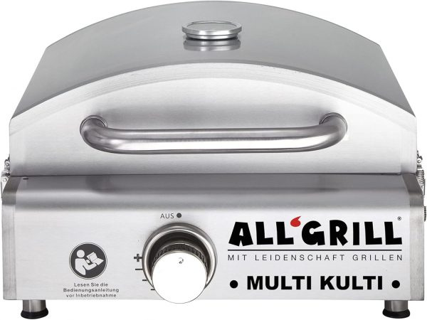 ALL GRILL Allgrill Multi-KULTI Gasgrill mit Zündsicherung - Portabler, multifunktionaler Gasgrill 1