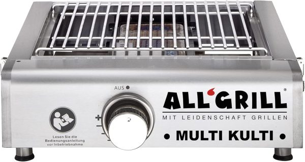 ALL GRILL Allgrill Multi-KULTI Gasgrill mit Zündsicherung - Portabler, multifunktionaler Gasgrill 3