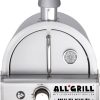 ALL GRILL Allgrill Multi-KULTI Set 4 zündgesichert - Gasgrill + Pizzahaube + Pizzastein + Gusspfanne 26