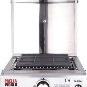 ALL GRILL Allgrill Multi-KULTI Set 4 zündgesichert - Gasgrill + Pizzahaube + Pizzastein + Gusspfanne 20