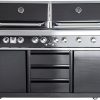 Allgrill EXTREM Light - Black mit Air System Volledelstahl Außenküche 26