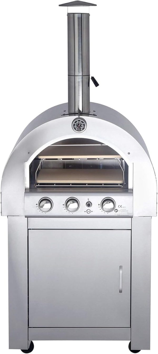 Allgrill Gas Pizzaofen mit AIR-System und Zubehör 1