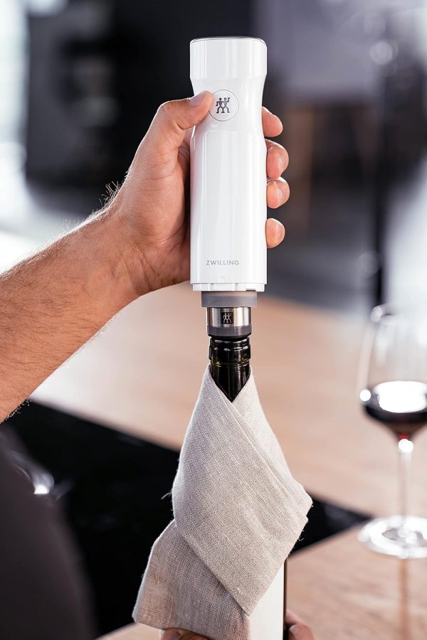 ZWILLING Fresh & Save Vakuum Weinverschluss Set, 3-tlg, grau 4