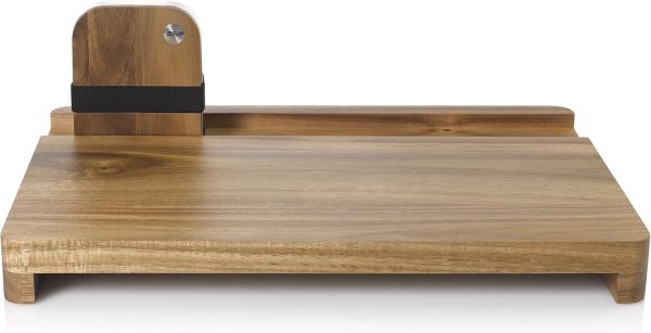 AdHoc SB20 Schneidbrett mit integrierter Lunchbox COTTO, Akazienholz/Edelstahl/Polyester 5