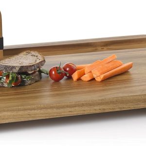 AdHoc SB20 Schneidbrett mit integrierter Lunchbox COTTO, Akazienholz/Edelstahl/Polyester 15